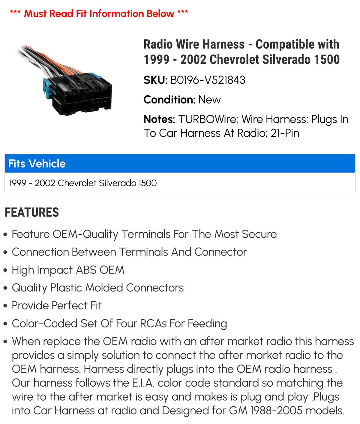 chevy radio wiring diagram