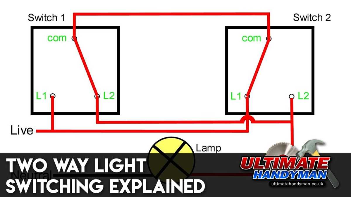 circuit diagram for two way light switch