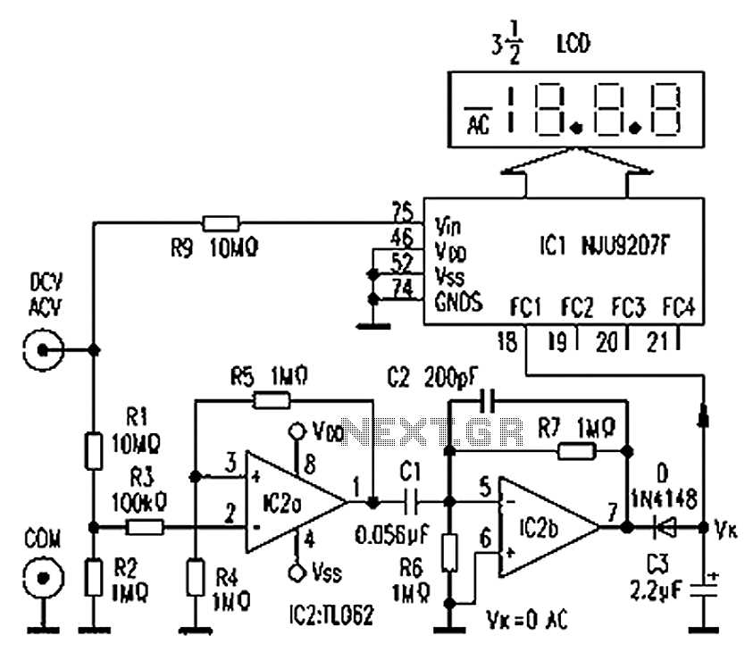 circuit diagram of ac to dc converter