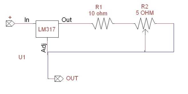 ohm meter circuit diagram
