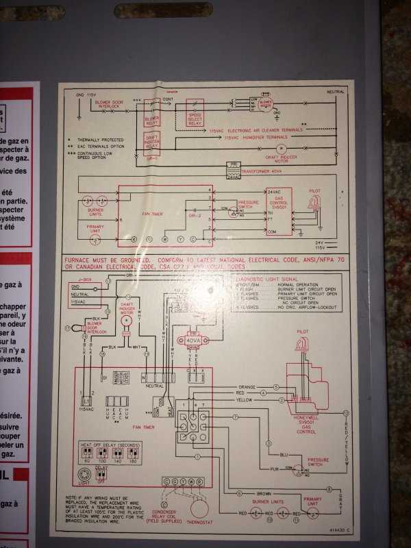 older gas furnace wiring diagram