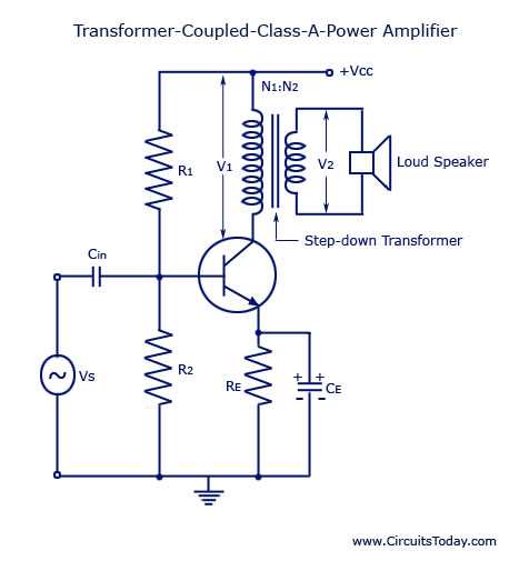class a power amplifier circuit diagram