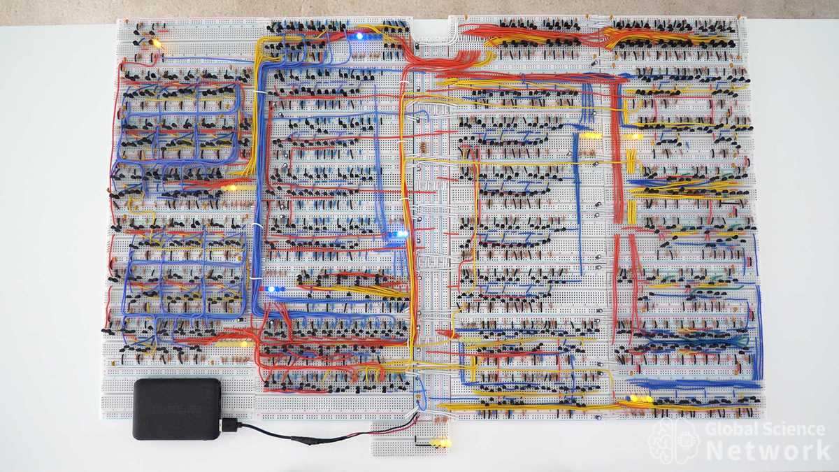 or gate circuit diagram on breadboard