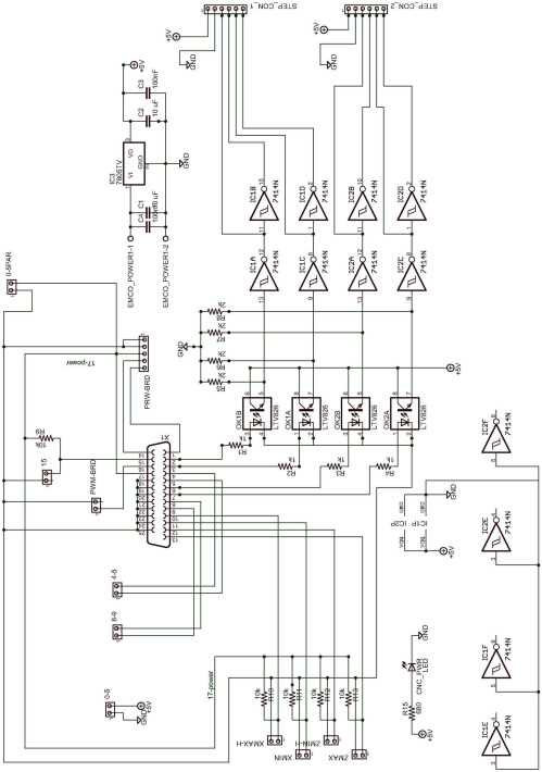 cnc machine circuit diagram