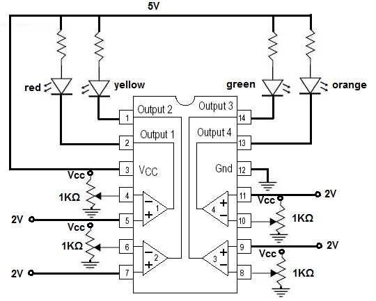 comparator schematic diagram