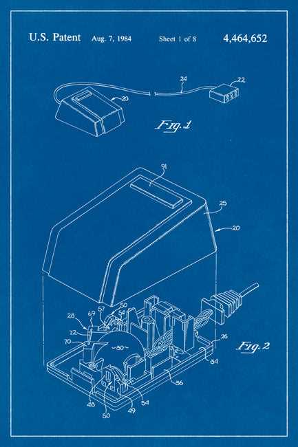 computer mouse schematic diagram
