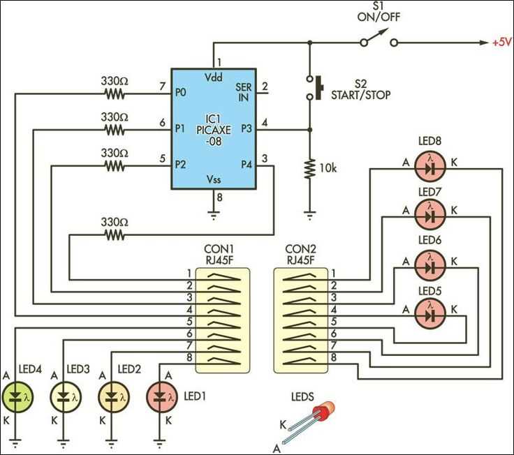 continuity tester circuit schematic diagram
