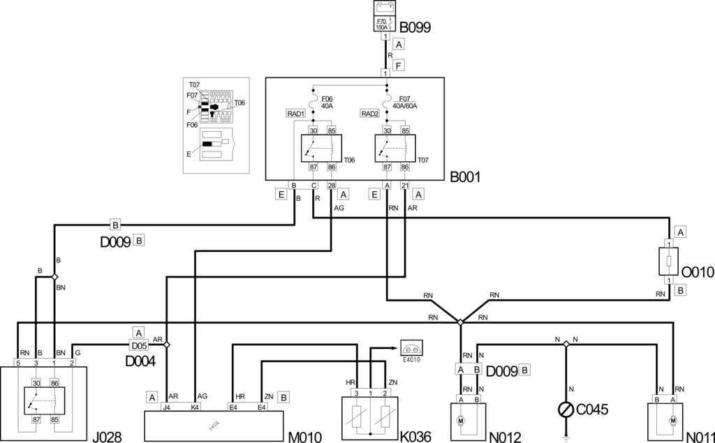 cooling fan wiring diagram