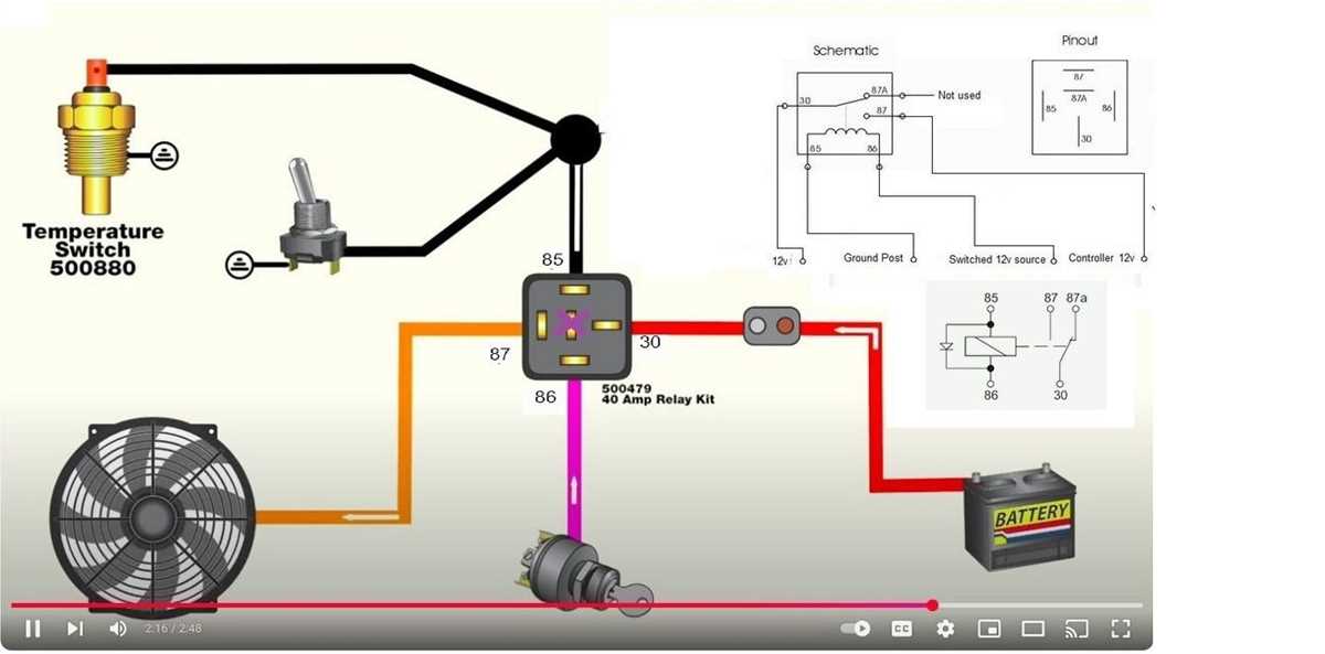 cooling fan wiring diagram
