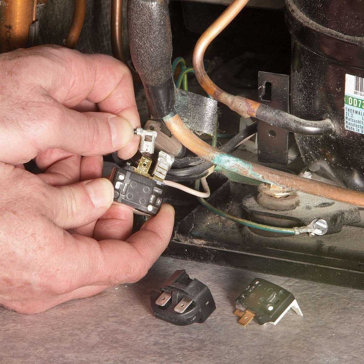 refrigerator compressor wiring diagram