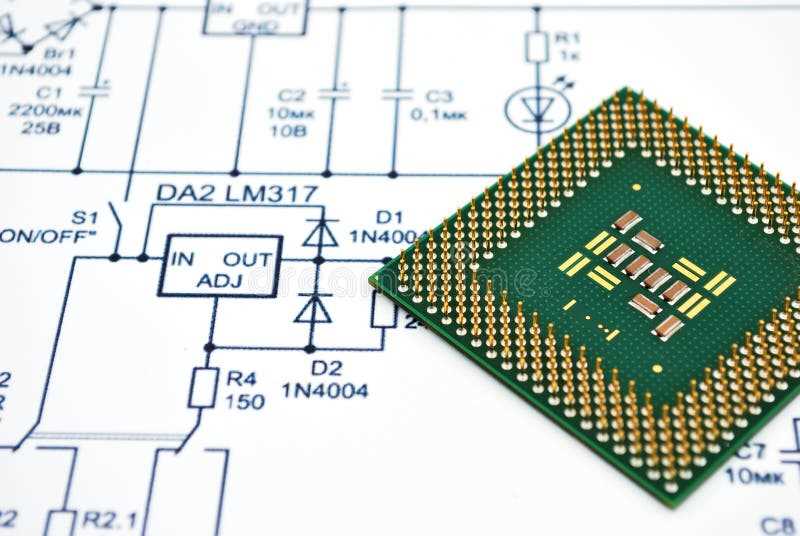 cpu schematic diagram