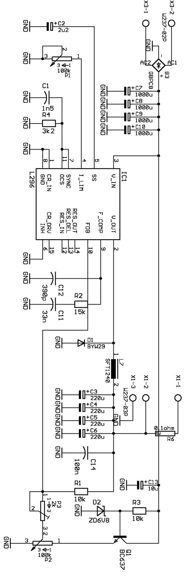 switching power supply circuit diagram switching power supply circuit diagram