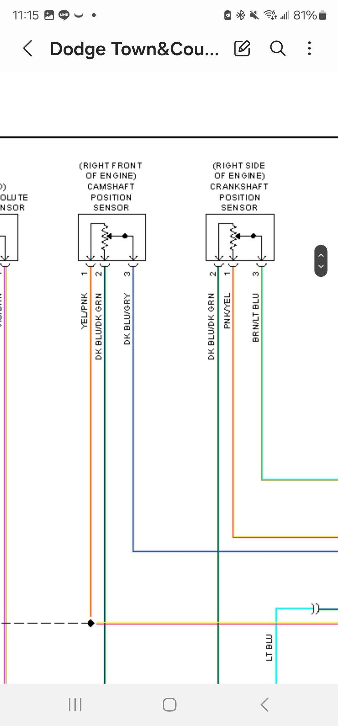 crank position sensor wiring diagram