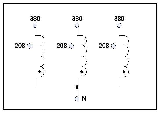 3 phase buck boost transformer wiring diagram