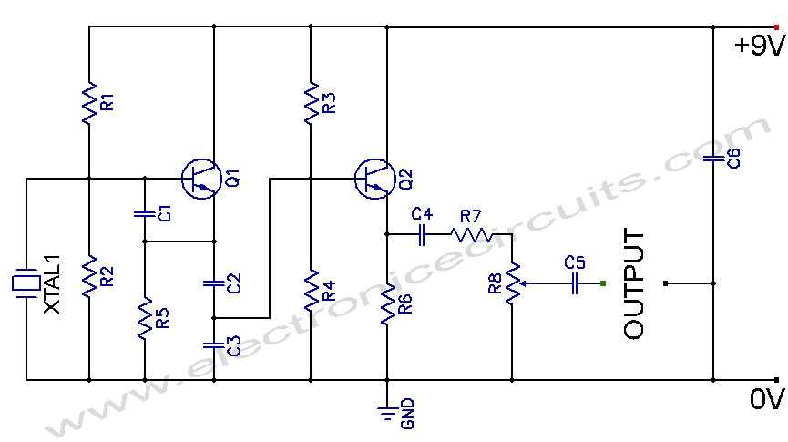 crystal circuit diagram
