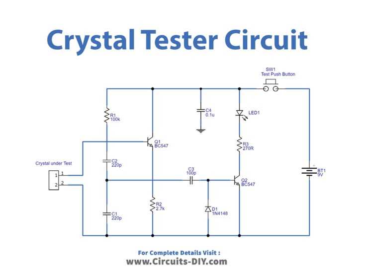 crystal tester circuit diagram