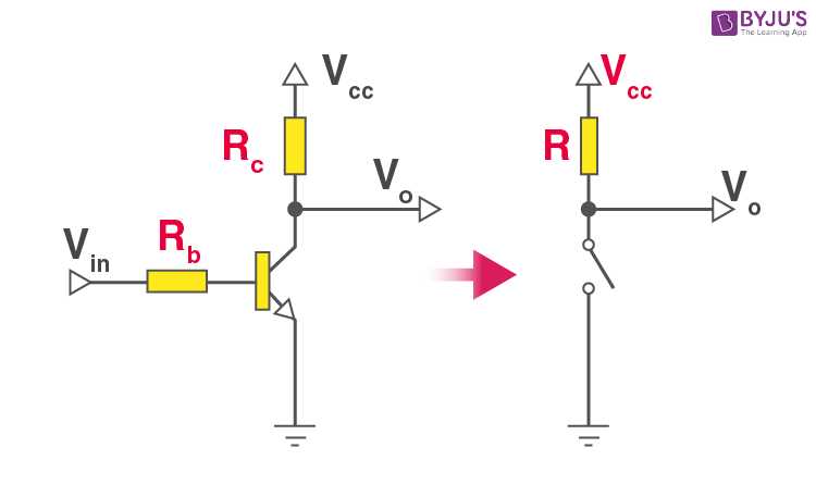 bjt as a switch circuit diagram