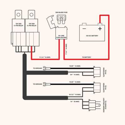 h4 headlight relay wiring diagram