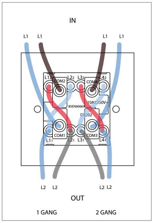 wiring diagram for a 2 way light switch