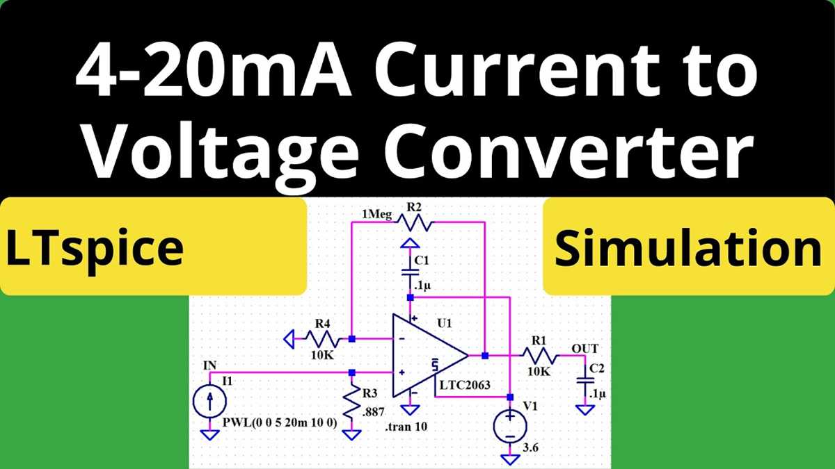 current to voltage converter circuit diagram
