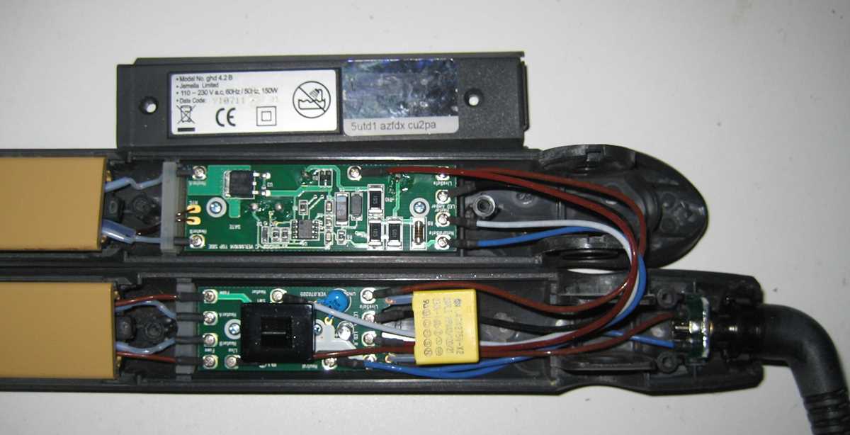 ghd hair straightener circuit diagram