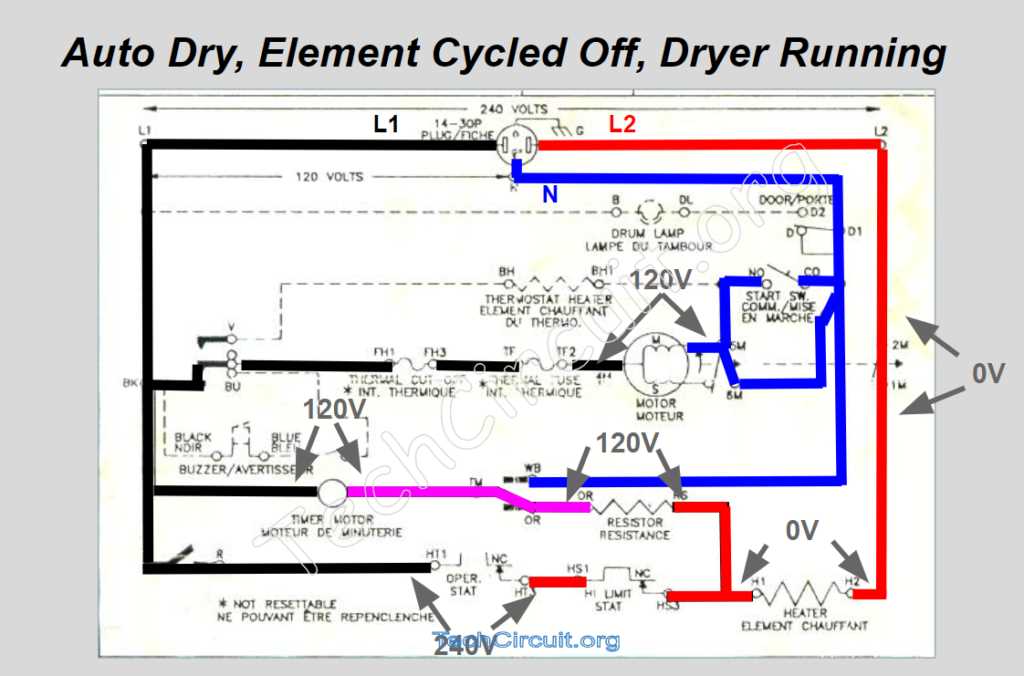 220 dryer wiring diagram
