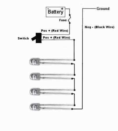 led in series circuit diagram