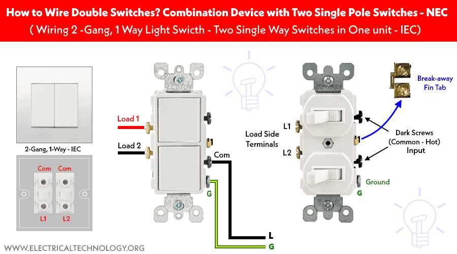 wiring 2 switches to one light diagram