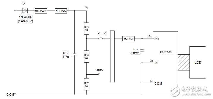 schematic diagram of multimeter