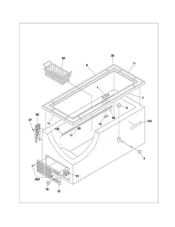 chest freezer schematic diagram