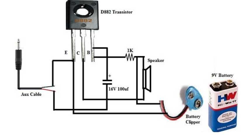 d882 transistor circuit diagram