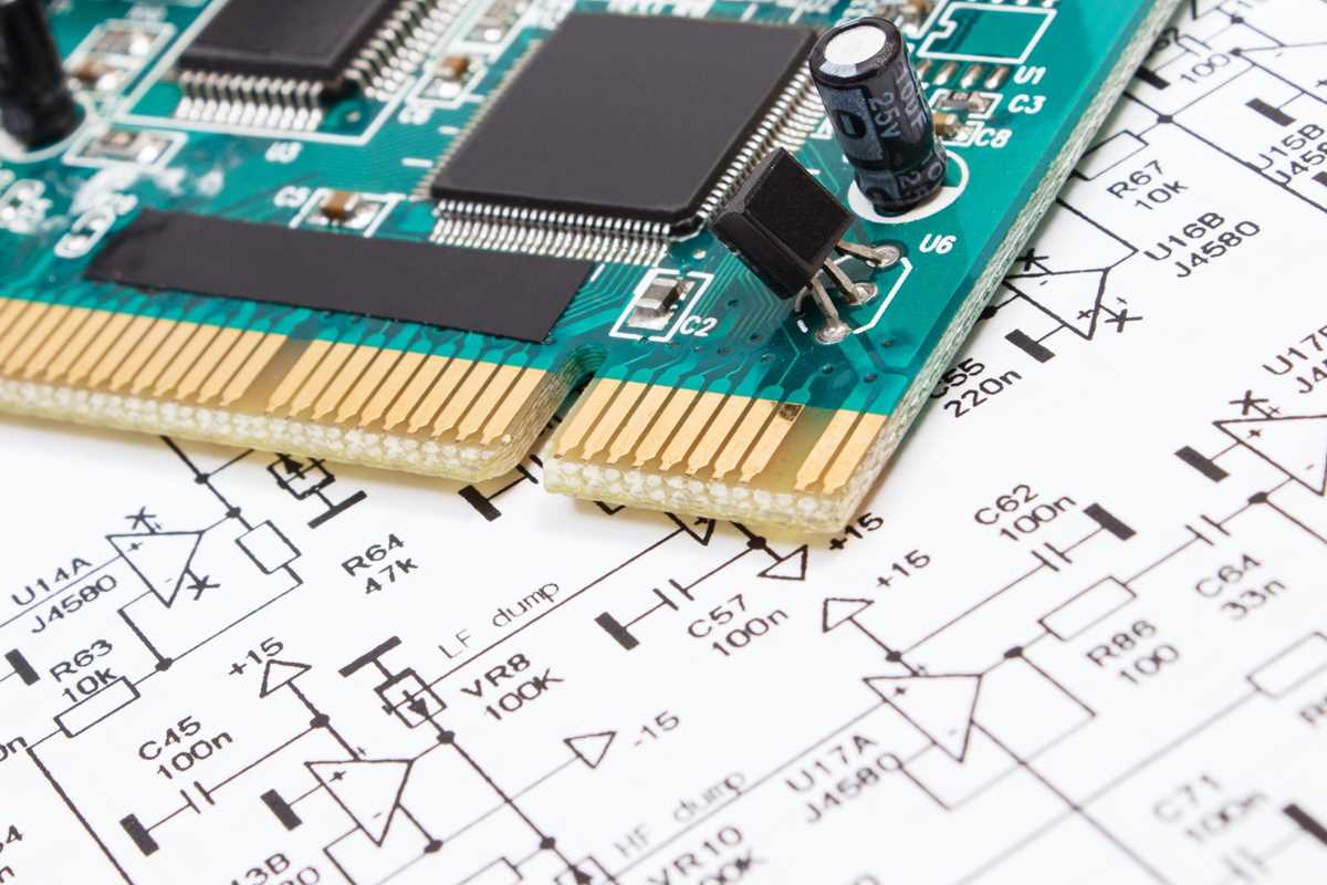 diagram of a circuit board