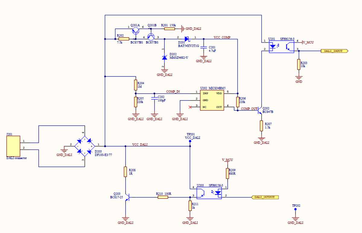 dali circuit diagram dali circuit diagram