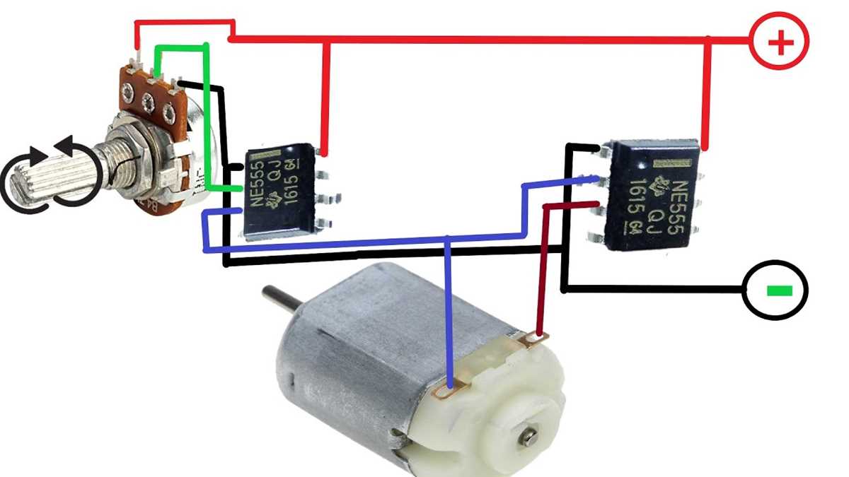 dc motor forward reverse control circuit diagram