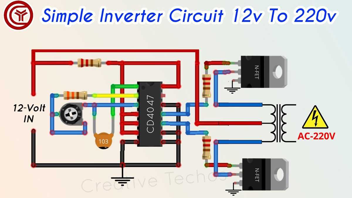 dc to ac inverter circuit diagram