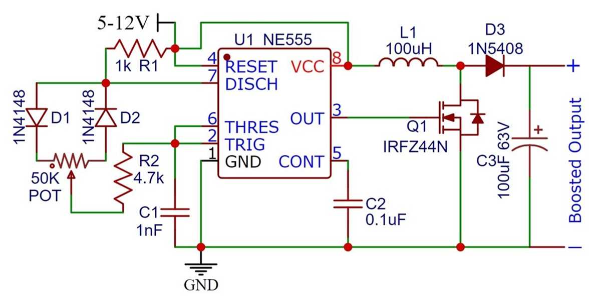 dc to dc converter schematic diagram
