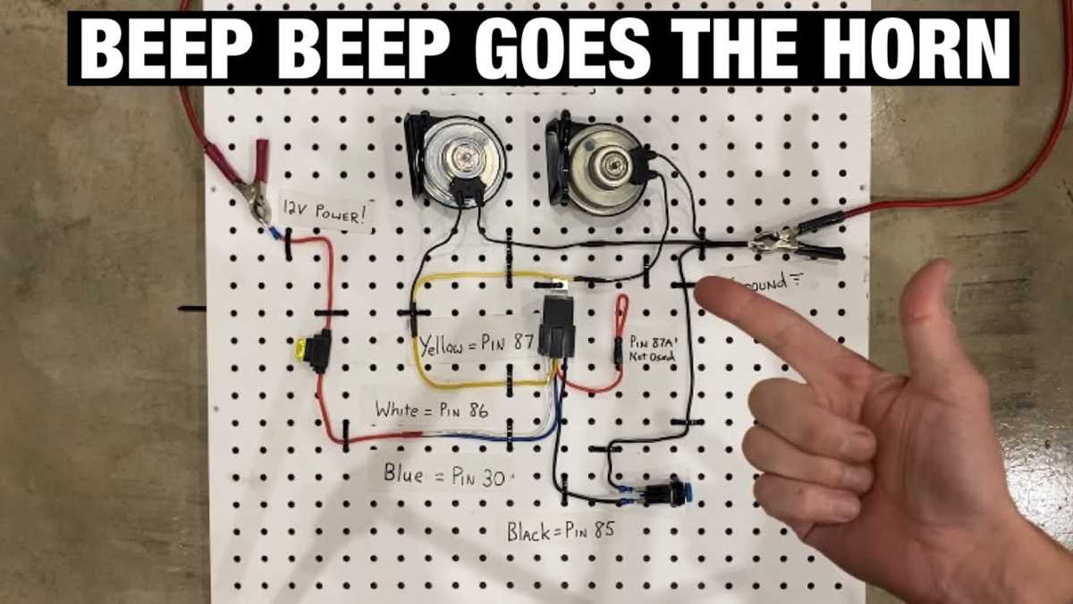 12 volt horn relay wiring diagram 12 volt horn relay wiring diagram