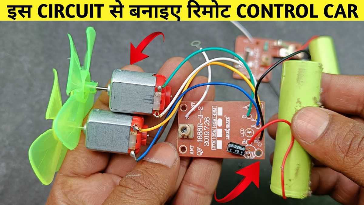 toy car remote control circuit diagram