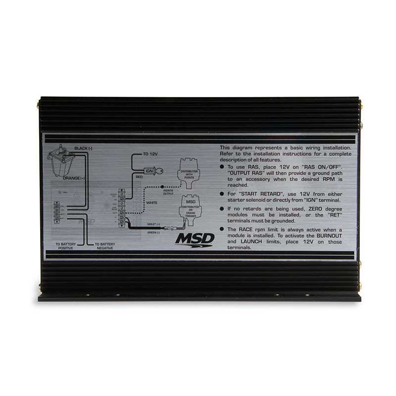 wiring diagram for msd 7al 3