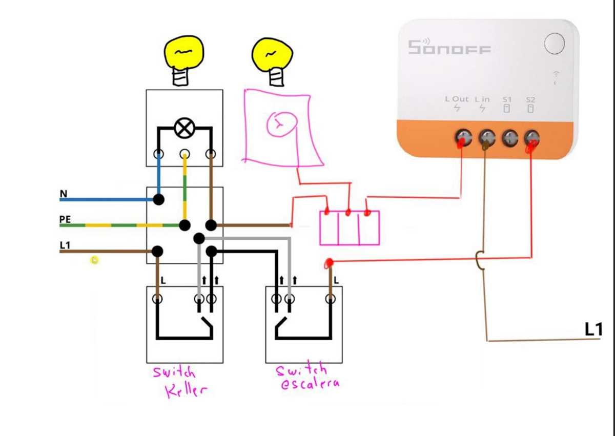 wiring 2 way light switch diagram