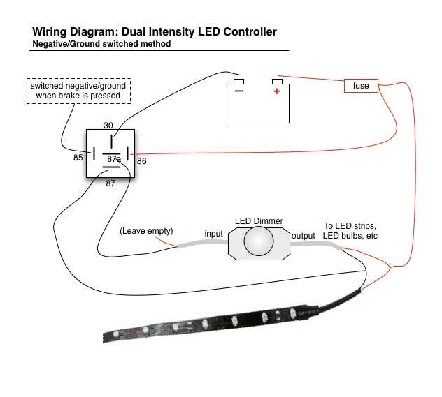 strip light wiring diagram strip light wiring diagram