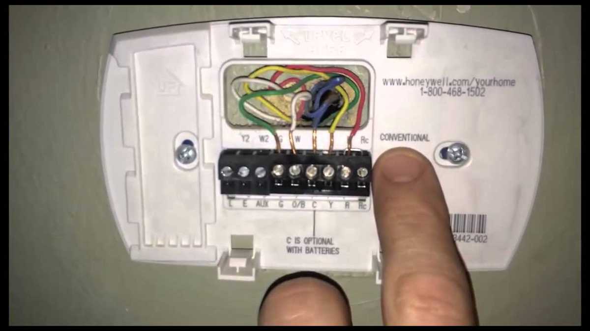 diagram color code honeywell thermostat wiring