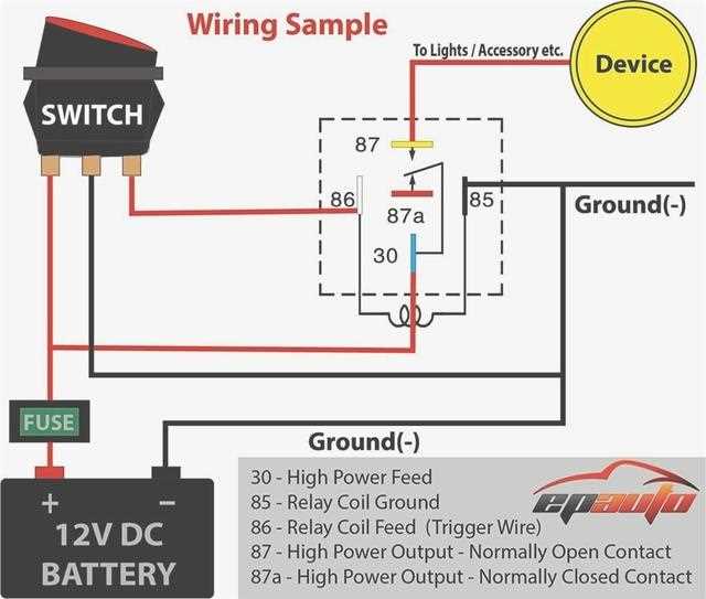 diagram of relay circuit