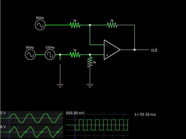 differential op amp circuit diagram