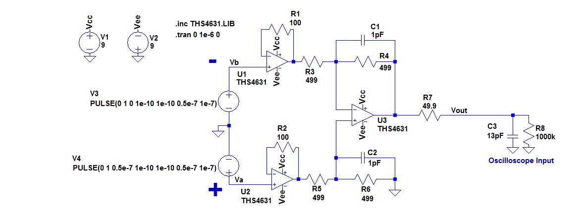 differential probe circuit diagram