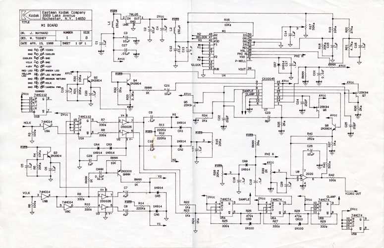 digital camera circuit diagram