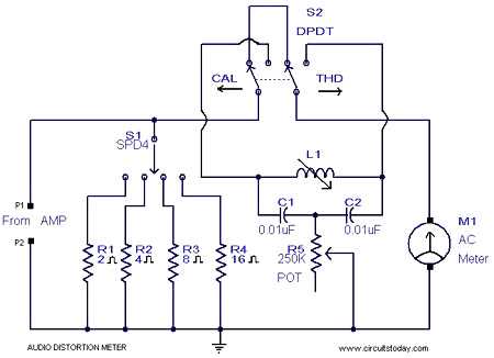 distortion schematic diagram