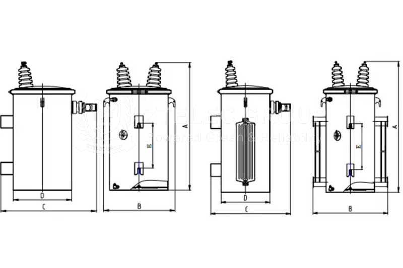 distribution transformer circuit diagram