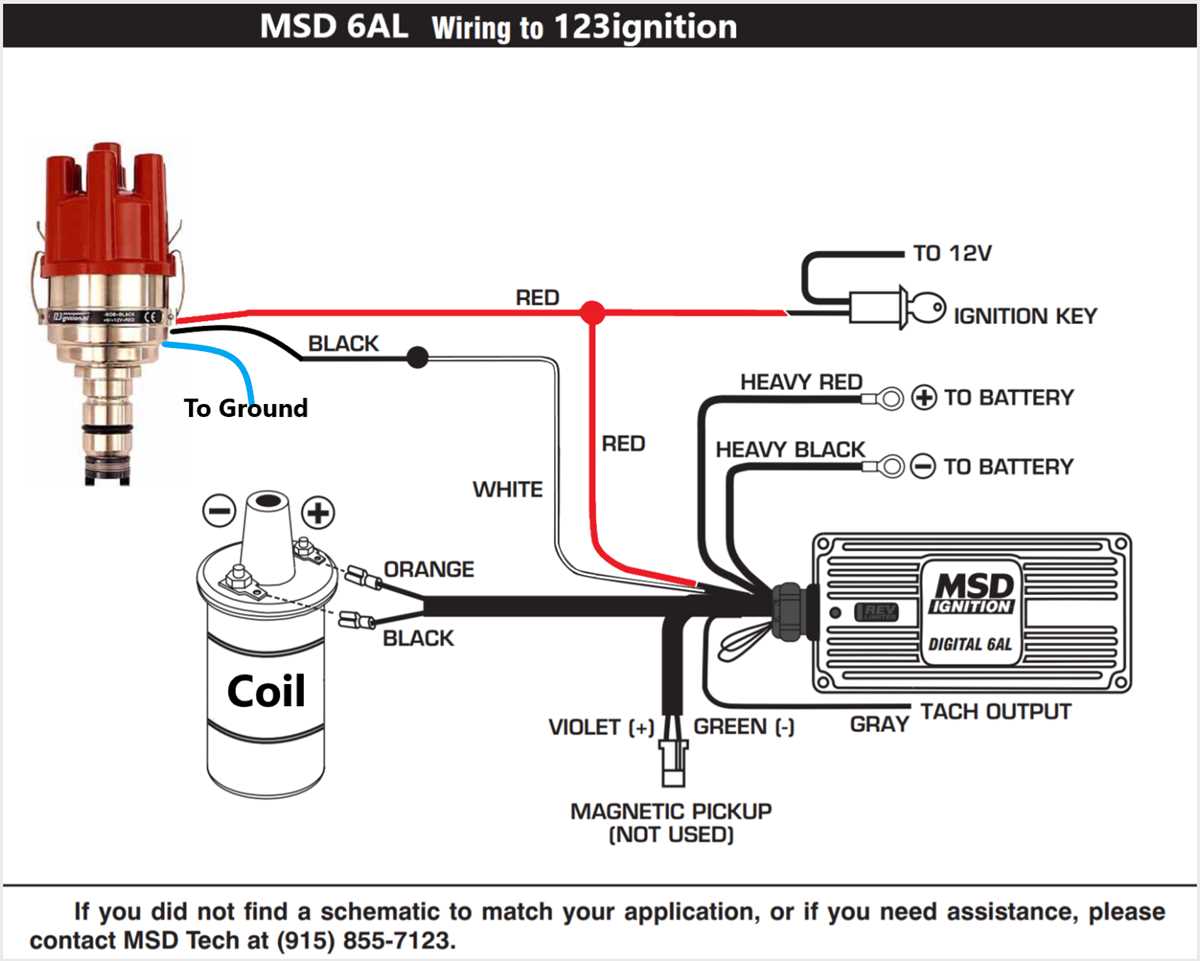 distributor coil wiring diagram
