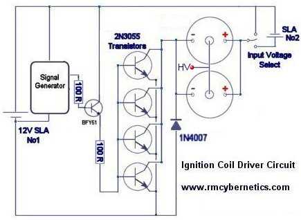 twin tesla coil schematic diagram